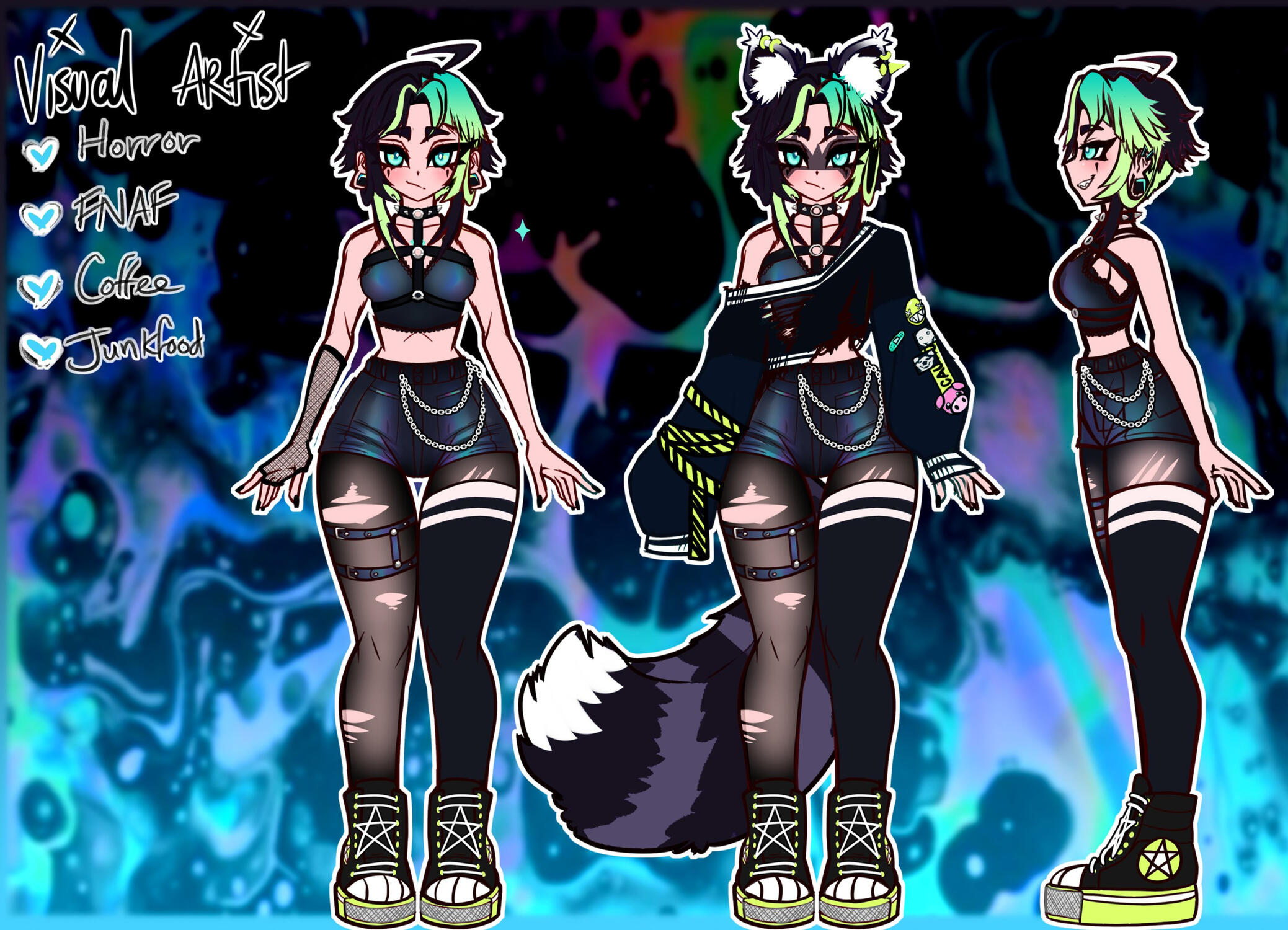 HUMAN / RACOON / SIDE